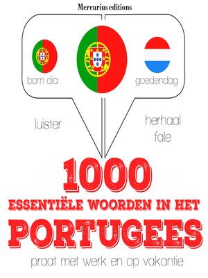 cover image of 1000 essentiële woorden in het Portugees
